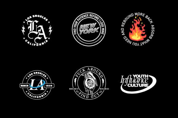 Badge Patch Retro Typography: A Designer's Toolkit