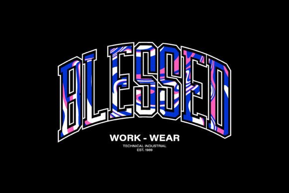 Blessed Typography Badge Graphic Tee: A Designer's Guide