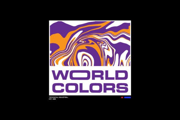 Defining Brand Identity with the New World Typography Badge Graphic