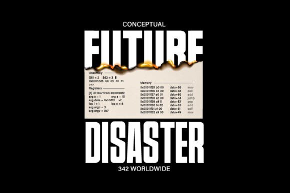 Future Disaster Typography: Edgy Graphic Style Explained