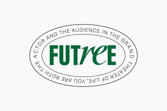 Future Retro Typography: A Badge Graphic for Your Brand