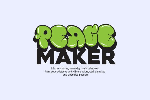 Make Peace Typography: Aesthetic Design for Bold Merch