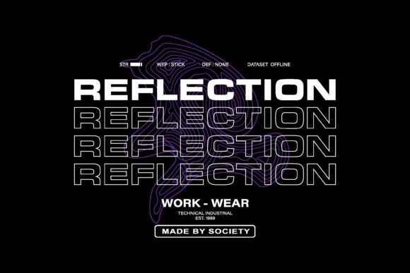 Mastering the Reflection Typography Badge Graphic