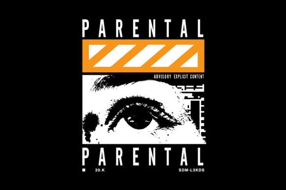 Parental Advisory Streetwear Graphic: Bold Design for Modern Brands
