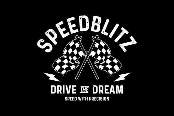 Speed Built Typography: Bold Graphic Tee & Aesthetic Quote Design