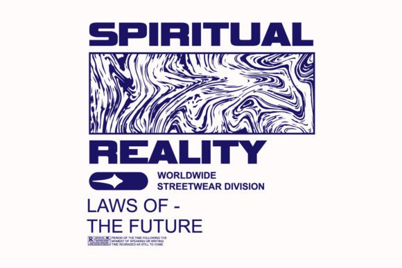 Spiritual Reality Graphic Tee Design: Urban Streetwear