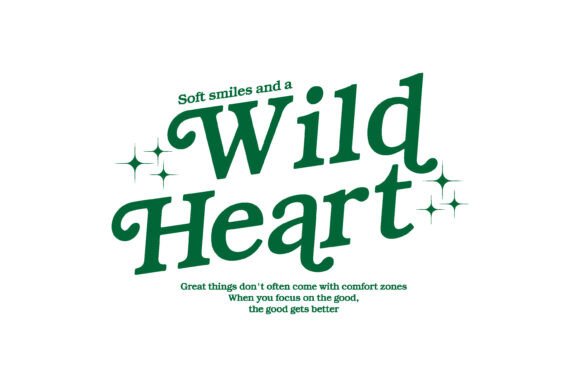 Wild Heart Typography Graphic Tee: Beyond the Basic Font